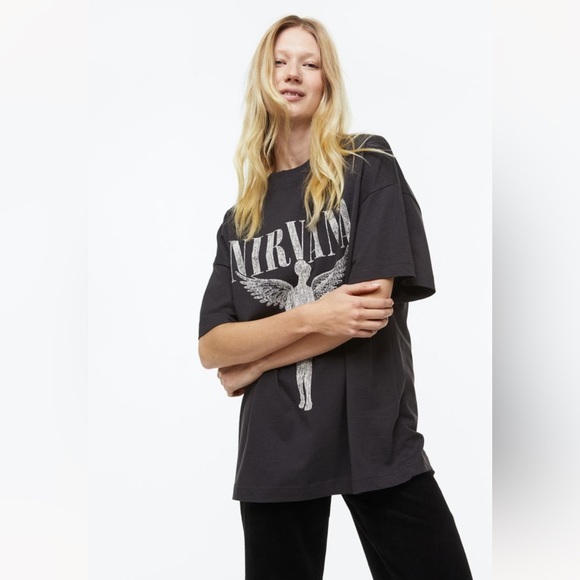 H&M oversized printed T-shirt - Picture 3 of 9